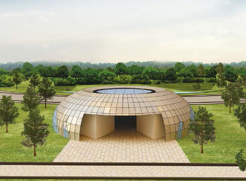 独山子公园主次大门