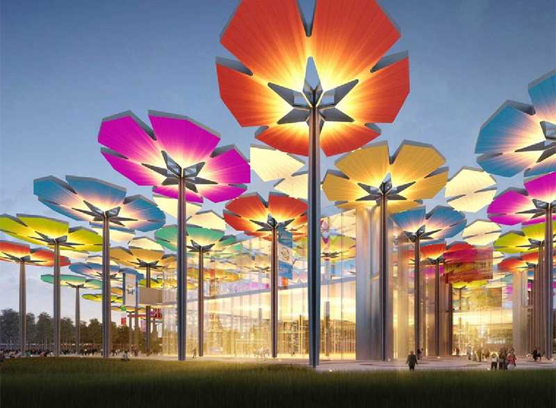 北京世界园艺博览会国际馆幕墙工程